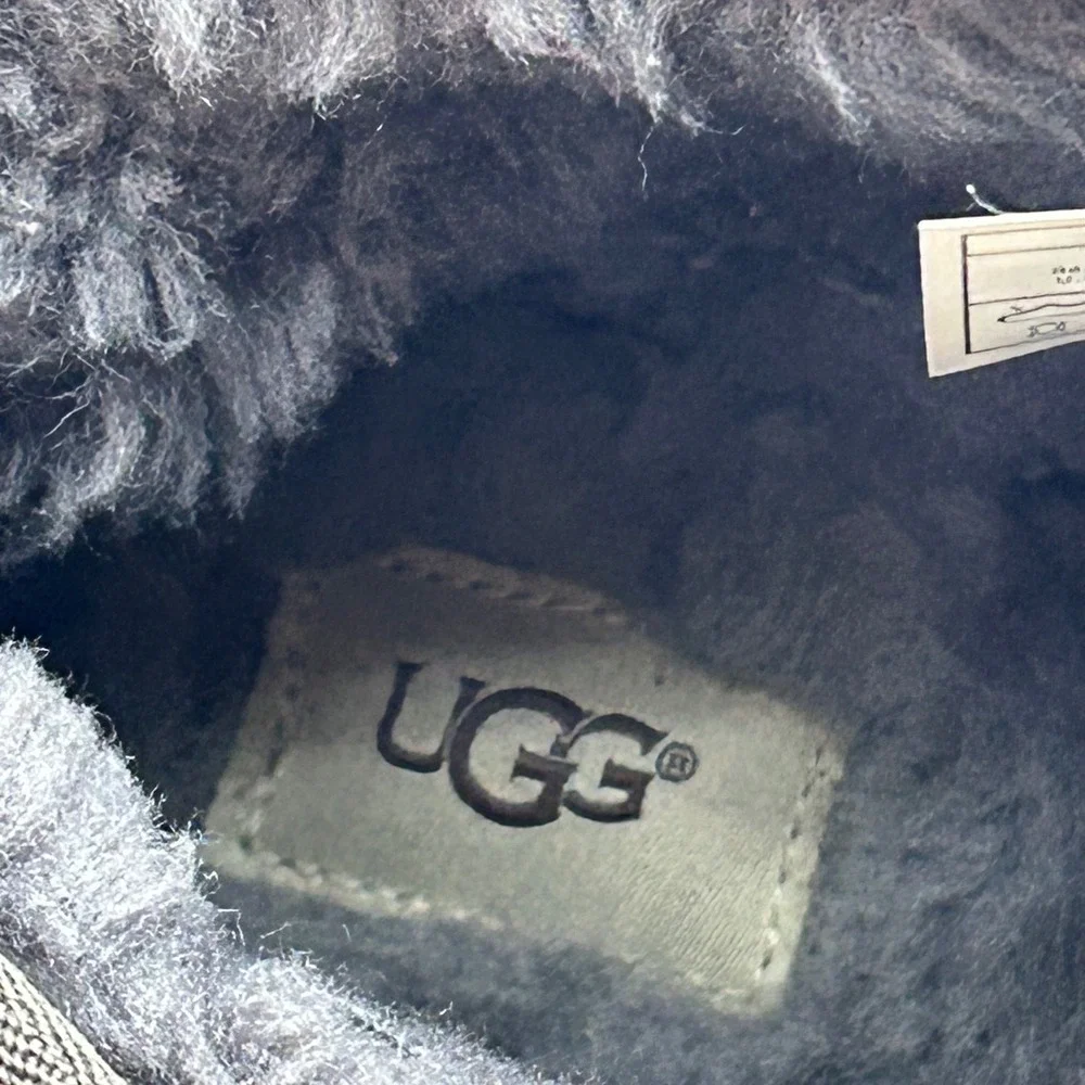 UGG Neumel Suede Chukka Boots Charcoal Grey Mens‎ 7 S/N 3236 Lace Up Boot